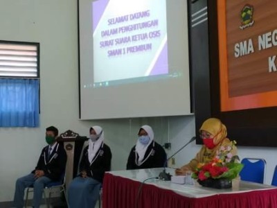 Pemilihan Ketua OSIS SMA Negeri 1 Prembun 2020/2021 di Masa Pandemi Covid-19